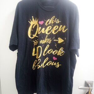 Port & Company, This Queen Makes 40 Look Fabulous, Ladies, Short Sleeved T-Shirt